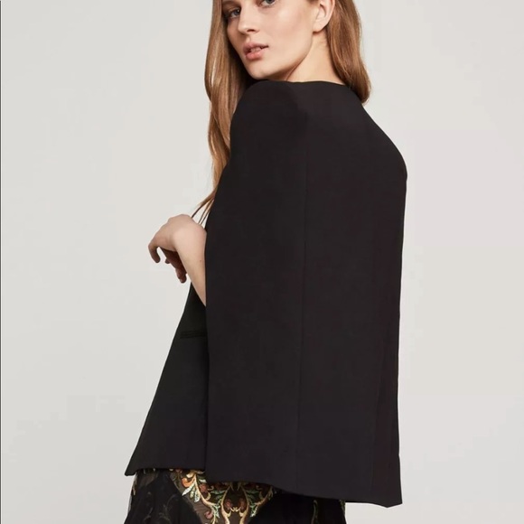 BCBG Maxazria Upas Cape, Black - Picture 2 of 11